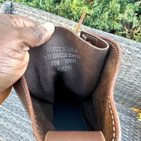 L.L. Bean 10” Leather Hunting Boots Women’s Size 10 - Picture 10 of 13